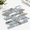 Light Blue & Brown Granite-10, variant on Deep Blue 10 Self-Adhesive Decorative Wall Panels Thicker Peel and Stick Tiles
