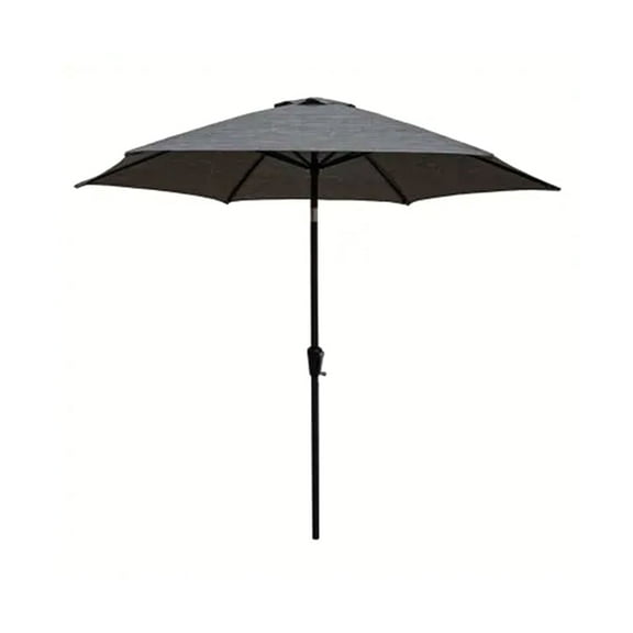 Four Seasons Courtyard Tuscany Market Umbrella with Crank and Tilt, Gray