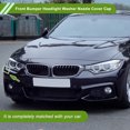 thumbnail image 2 of No.51118060682 Front Right Side Bumper Headlight Washer Nozzle Cover Cap for BMW 428i 2014-2016 White Bumper Trim Nozzle Cover 1 Pc, 2 of 7