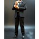 thumbnail image 2 of Traje de figura de acción CUTICAT 1/6 negro para Hombre Juguetes Calientes, 2 of 8