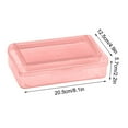 thumbnail image 5 of RXIRUCGD Double Layer Transparent Pencil Box Hard Plastic Pencil Case Crayon Pen Box Sketch Pencil Case Stacking Office Supplies Organizer Box, 5 of 5