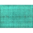 thumbnail image 1 of Ahgly Company Machine Washable Indoor Rectangle Persian Turquoise Blue Traditional Area Rugs, 2' x 4', 1 of 4