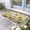 Brown Yellow, variant on Sunflower Door Mat Indoor Outdoor, Vintage Summer Bee Botanical Farmhouse Non Slip Welcome Mat with Rubber Backing, Absorbent Fabric Front Door Mats Entryway Rug for Home Patio Entrance 18"x30"