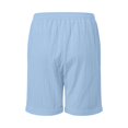 thumbnail image 6 of vigerkar Womens Breathable Shorts,Linen Shorts for Women, Summer Vacation Beach Short Pants Casual Clothes (Blue, XL), 6 of 6