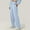 Light Blue, variant on GaThRRgYP Wide Leg Pants for Women,Women Fashion Trousers Full Pants Casual Straight Solid Color Loose Casual Wide Leg Pants