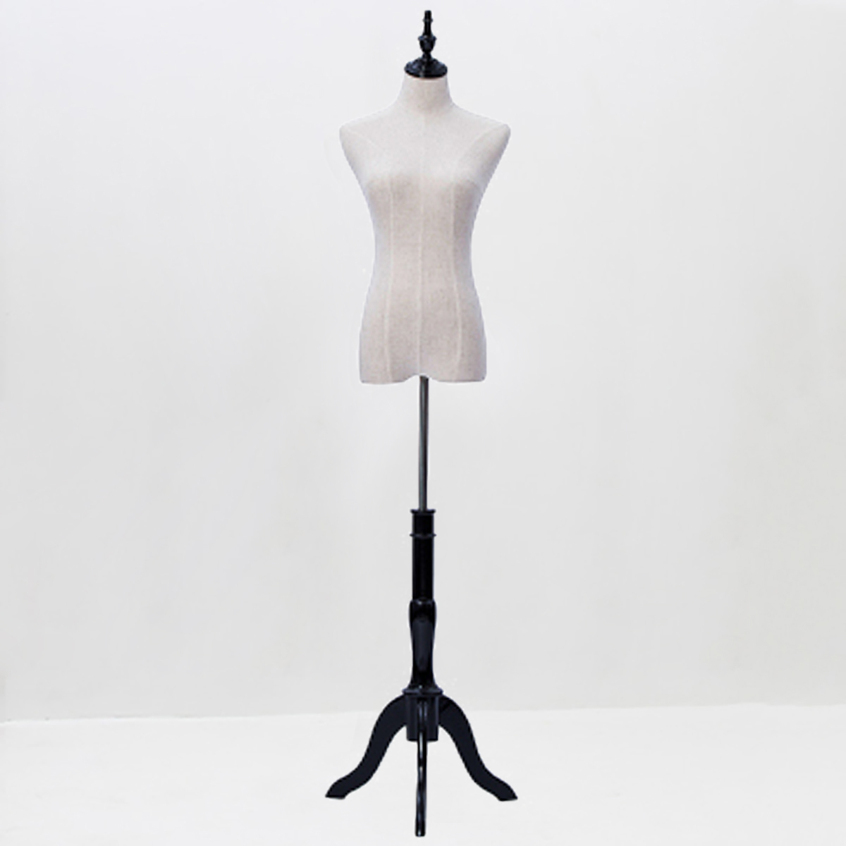 White/Black Female Mannequin Torso Dress Form Display