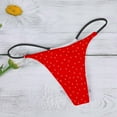 thumbnail image 4 of ZHOUCHANKIDS Women's Valentine's Day Printed Thong Panties Breathable Soft Comfortable Underwear for Her L, 4 of 6