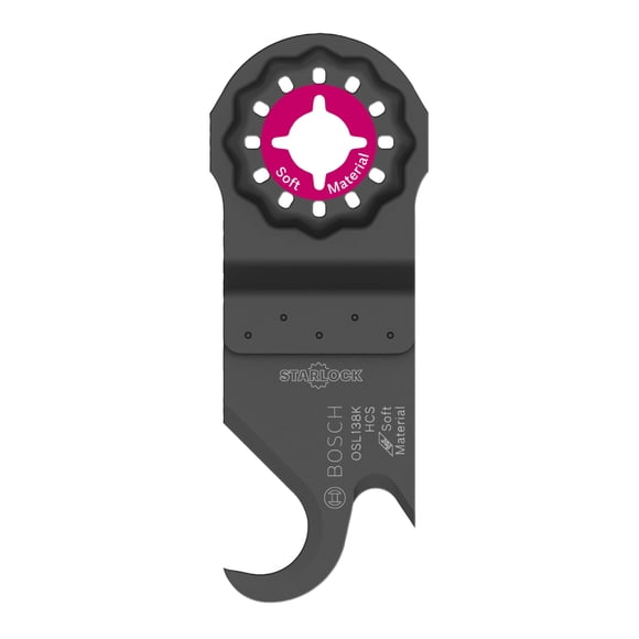 Cuchilla oscilante multiherramienta BOSCH OSL138K de 32 mm, cuchillo con gancho