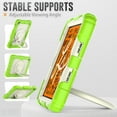 thumbnail image 5 of iPad Mini 5 Case, iPad Mini 4 Case,Rugged Protective Case with Tempered Glass Film 360° Rotatable Kickstand Handle Kid Proof Case for Apple iPad Mini 5th/4th Generation 7.9 inch 2019/2015,Lime, 5 of 8