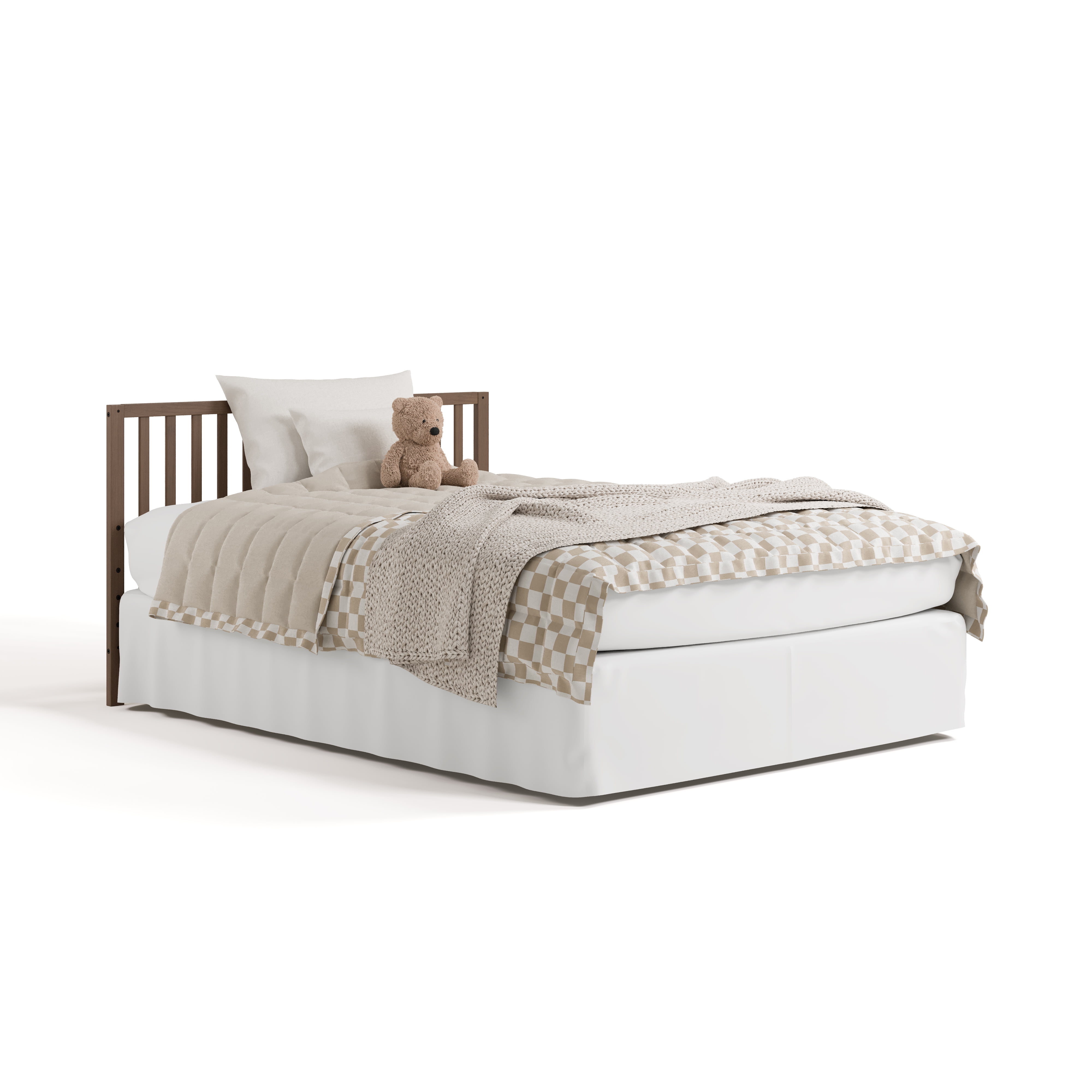 Storkcraft Morningside 5-in-1 Convertible Baby Crib, Hazelnut