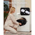 thumbnail image 3 of Memoryfield Throw Size Electric Blanket, 50" x 60" Heated Blanket , Fast Heating, 6 Heat Settings & Auto Shut Off, Machine Washable, Black, 3 of 9
