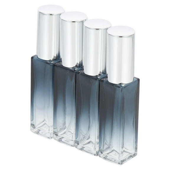 Perfume Bottle Sample Sub-packaging Containers Bottles Square Glass Travel 4 Pcs