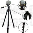 thumbnail image 2 of 80-Inch Elite Series Professional Heavy Duty Camcorder Tripod + BP SLR Backpack for Canon EOS C300, EOS C500 4K, XH-A1s, XH-G1, XH-G1s, XL2 & More... + eCostConnection Microfiber Cloth, 2 of 7