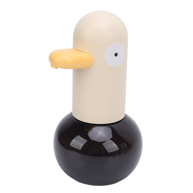 Automatic Soap Dispenser, Touchless Foaming Soap Dispenser, 0.25s Quick Response, USB C Rechargeable, Cute Cartoon Duck Hand Soap Dispenser for Bathroom Toilet Kitchen