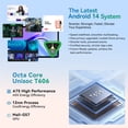 thumbnail image 3 of SHARECLOUD 10 inch Tablet, Android 14 Tablet, 12GB+128GB/1TB Expand, Octa-Core Processor, 6000mAh Battery, Gray, 3 of 7