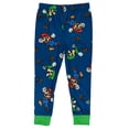 thumbnail image 2 of Nintendo Super Mario Bros Pajamas Toddler Boy's Snug Fit Short Sleeve Pant Set, 2 of 5