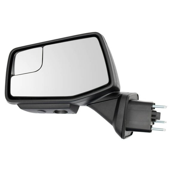 TRQ Mirror Power Heated Spotter Fold Perimeter Memory Puddle Striped LH for GMC MRA09700