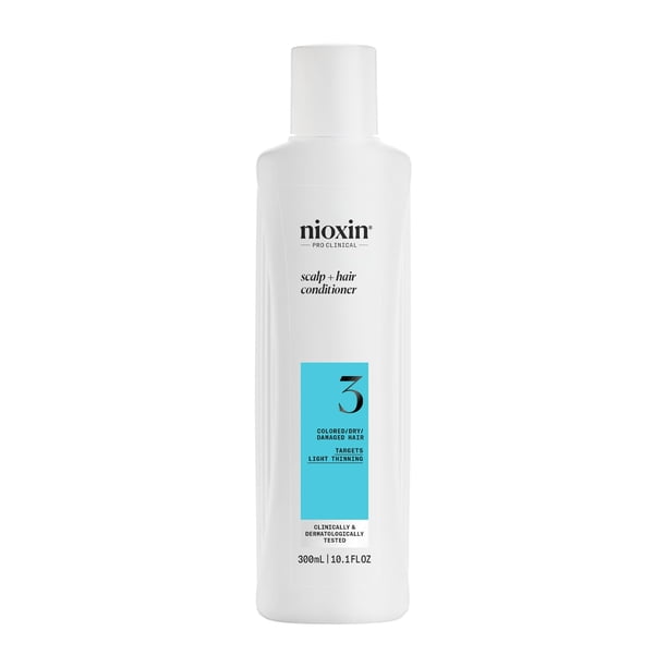 Acondicionador Nioxin System 3 para espesar el cuero cabelludo y el cabello, 300 ml