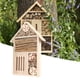 thumbnail image 1 of Caja nido para insectos, casa de madera para insectos para exteriores, para jardín, habitación para insectos de madera, diseño de última generación, 1 of 11