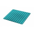 thumbnail image 1 of Blue Cutting Board, Abstract Geometric Patterns Rounded and Triangular Shapes Symmetrcal Design, Decorative Tempered Glass Cutting and Serving Board, in 3 Sizes, by Ambesonne, 1 of 2