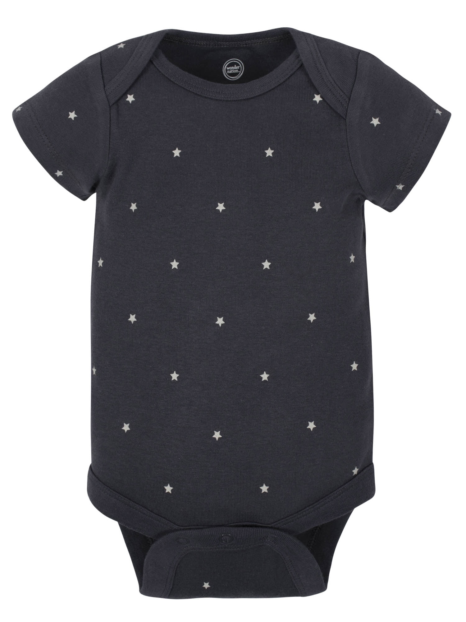Wonder Nation Baby Unisex Short Sleeve Bodysuit and Pants Gift Set, 6-Piece, Sizes 0M-24M