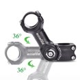 thumbnail image 4 of Aluminum Alloy Adjustable Angle 25.4/31.88mm Handlebar Stem Riser Front Fork Stem Adapter Mountain Bike Accessories, 4 of 6