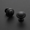 thumbnail image 2 of Ravinte 10 Pack Black Cabinet Knobs Matte Black Knobs for Kitchen Cabinets 1-1/4 inch Kitchen Knobs for Cabinet, 2 of 5