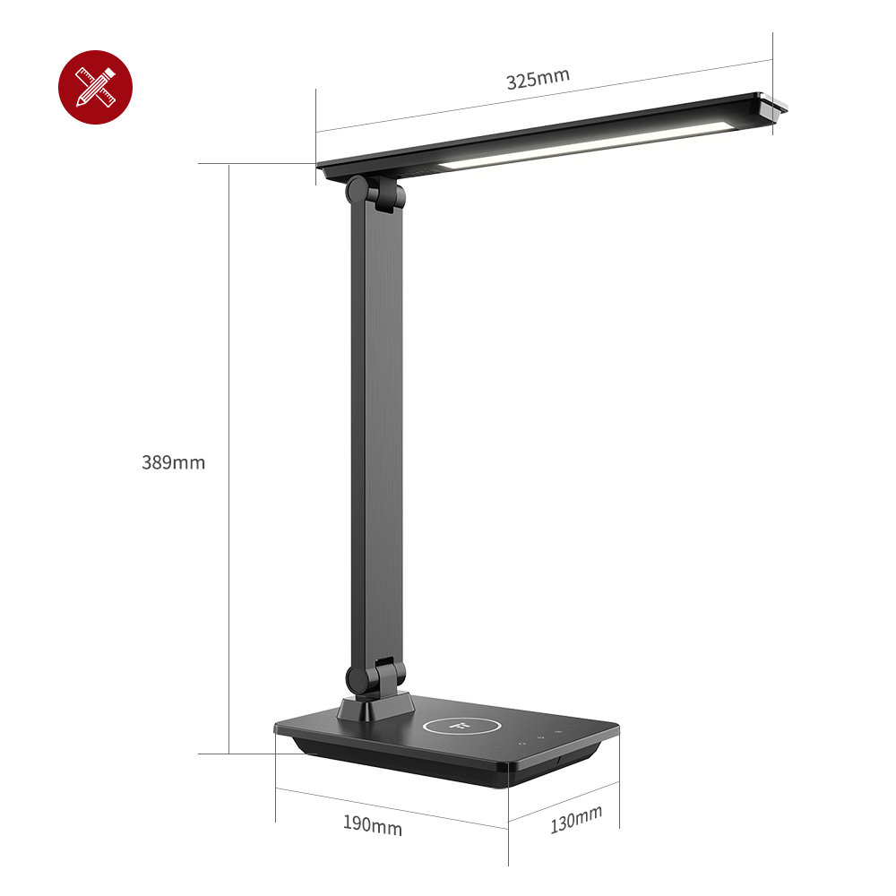 Buy TaoTronics LED Desk Lamp with QiEnabled Wireless Fast Charger