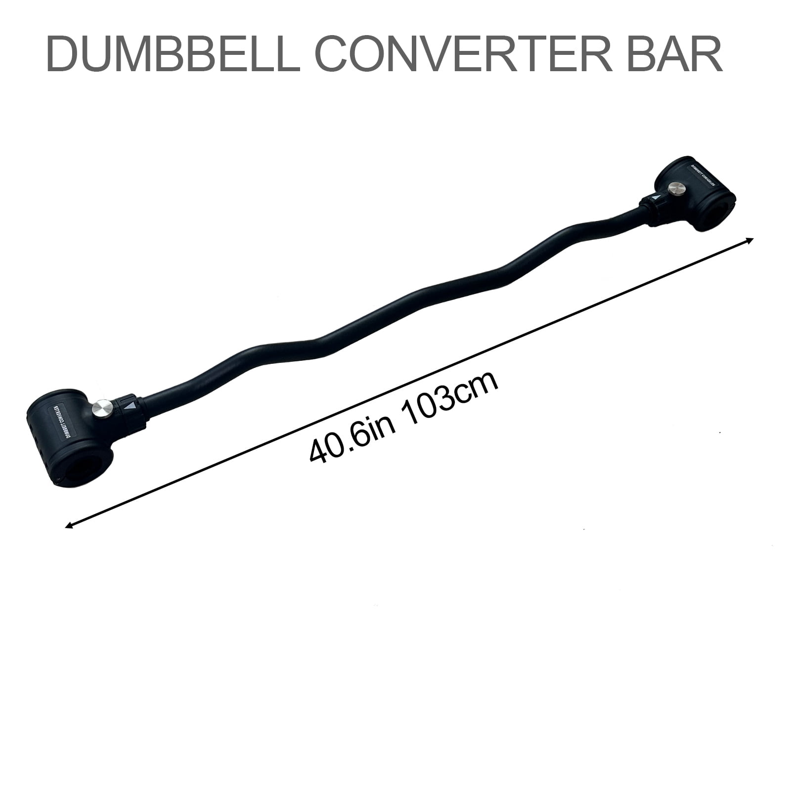 KORIKAHM Upgrade Dumbbell Barbell Converter Bar, Adjustable Weight Capacitry Bar Convert to Dumbbell Set for Home Gym Strength Training