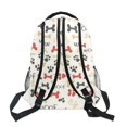 thumbnail image 6 of School Backpack Lightweight Multipocket College High Middle Student Bag 15L Cute Dog Paw and Bones, 6 of 9