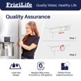 thumbnail image 3 of FrigiLife RWF5800A Refrigerator Water Filter Replacement for Frigidaire EPTWFU01 EWF02 Pure Source Ultra II, PureSource Ultra 2, SCWFTCTO, GP006, EPT, 3 of 8