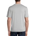 thumbnail image 3 of Hanes Cool DRI TAGLESS Men`s T-Shirt, M, Oxford Gray, 3 of 3