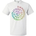 thumbnail image 3 of Inktastic Pi Day Pi Numerals in Rainbow Spiral T-Shirt, 3 of 5