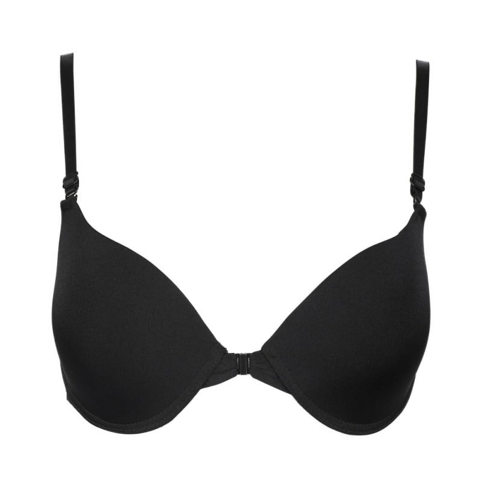 Women Bra Seamless Front Button Closure Push Up Padded Bra Underwear Buckle Female Underwire Bra