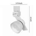 thumbnail image 5 of Benjara BM220698 12W Intégré LED Métal Appareil de Piste avec Ovale Design Tête&44; Blanc, 5 of 5
