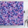 thumbnail image 1 of Ambesonne Geometric Shower Curtain, Triangles Low Poly, 69"Wx84"L, Multicolor, 1 of 3