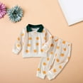 thumbnail image 2 of EnJoCho Toddler Baby Girl Hallow-een Outfits Cute Print Crew Neck Long Sleeve Sweatshirt Elastic Waist Pants 2-Piece Set Cozy Fall 𝖢ostume, 2 of 9
