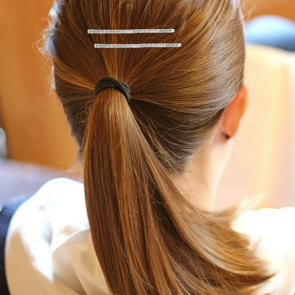 LOLIPPYY hair accessories for women Hair Clip Silver Elegant Hair Clips 6Set