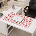 thumbnail image 3 of Long Mouse Pads for Desk,Pink Cow Strawberry Oval Pattern Desk Mats on Top Of Desks, Desk Mouse Pad Extra Large with 3mm Non-Slip Base and Stitched Edge for Gaming,Office,Work,Home 31.5"x15.7", 3 of 6