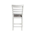 thumbnail image 4 of New Classic Furniture Richland Solid Wood Counter Chair - White/Brown (Set of 2), 4 of 8