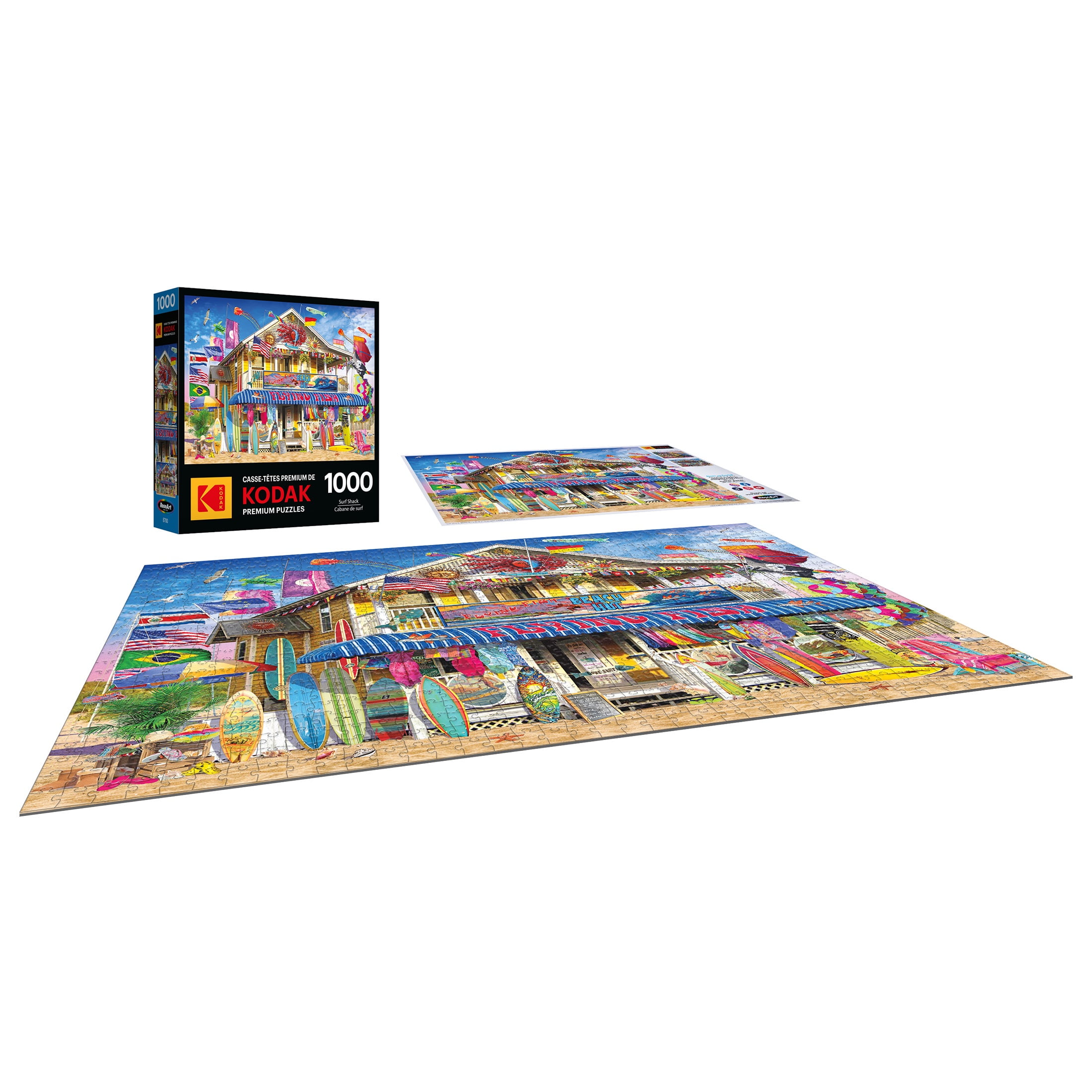 RoseArt Kodak 1000-Piece Surf Shack Adult Interlocking Jigsaw Puzzle