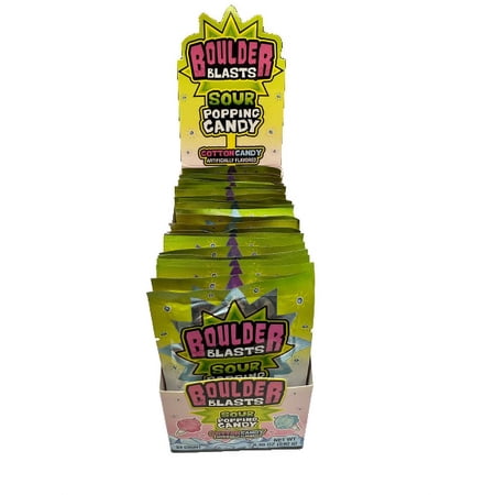 KoKo's Boulder Blasts Sour Popping Candy Cotton Candy 0.35 oz.