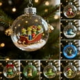 thumbnail image 2 of Adorno navideño de rana, colgante acrílico plano en 2D, decoración para árboles con motivos de la fauna silvestre, decoración festiva para habitaciones, regalos significativos para niños, 2 of 7