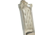 thumbnail image 4 of Acme Vendome Side Chair (Set-2), Synthetic Leather & Antique Pearl Finish Indoor Dining Furniture, 4 of 10