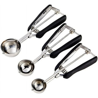  Small Cookie Scoop 1 Tbsp/15ml/0.5 oz Ball, Cookie Dough Scoop  for Baking - Spring-Loaded Ice Cream Scoop 18/8 Stainless Steel Secondary  Polishing - (#60): Home & Kitchen