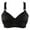 Black, variant on Tbopshirt Wireless Bras for Women Plus Size,Stretch Push-Up Womens Bras,Women Fashion Printed Bra Wire Free Underwear One-Piece Bra Everyday Underwear