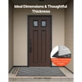 thumbnail image 2 of VEVOR Front Door Mat, 61.5 x 36 in Commercial Floor Mat for Indoor and Outdoor, Modern Stylish Carpet with TPE Backing, Heavy Duty Washable Entry Industrial Rug for Hallway, Balcony, Garage, Grey, 2 of 9