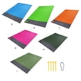 thumbnail image 3 of Colchoneta para acampar Yuarrent A prueba de humedad Rectangular Antidesgarro Azul y gris, 3 of 6