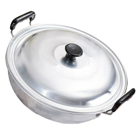 Worgeous 1Pcs Aluminum Pot With Lid For Cooking Noodles And Soup In The Kitchen