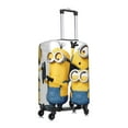 thumbnail image 3 of Cute Anime Cartoon Minions Travel Suitcase Protective Cover Trunk Case Washable Elastic Luggage Cover Fits Medium Suitcase Protector Baggage With Concealed Zipper Gifts, 3 of 5